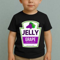 Lazy Costume S Grape Jelly Jar For Halloween Toddler T-Shirt