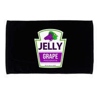 Lazy Costume S Grape Jelly Jar For Halloween Microfiber Hand Towel