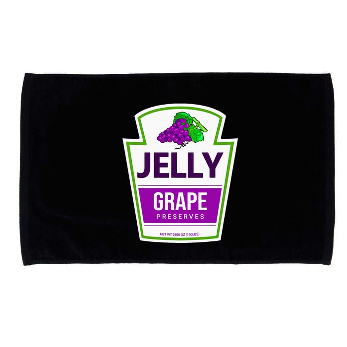 Lazy Costume S Grape Jelly Jar For Halloween Microfiber Hand Towel