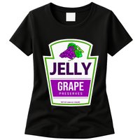 Lazy Costume S Grape Jelly Jar For Halloween Womens T-Shirt