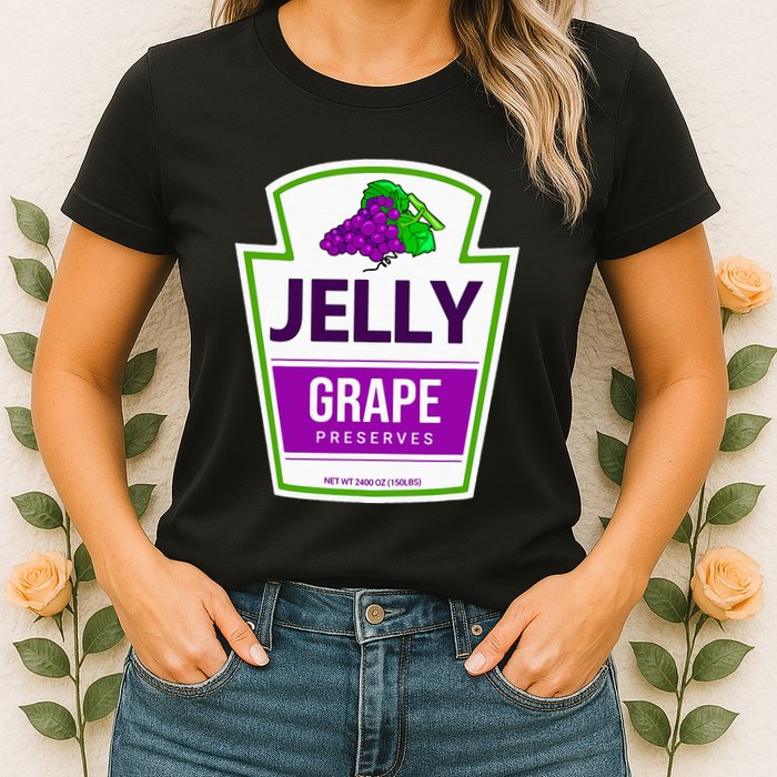 Lazy Costume S Grape Jelly Jar For Halloween Womens T-Shirt