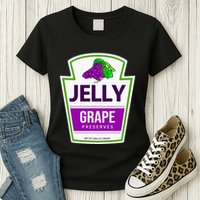 Lazy Costume S Grape Jelly Jar For Halloween Womens T-Shirt
