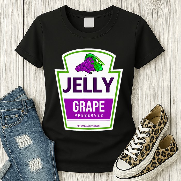 Lazy Costume S Grape Jelly Jar For Halloween Womens T-Shirt