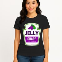 Lazy Costume S Grape Jelly Jar For Halloween Womens T-Shirt