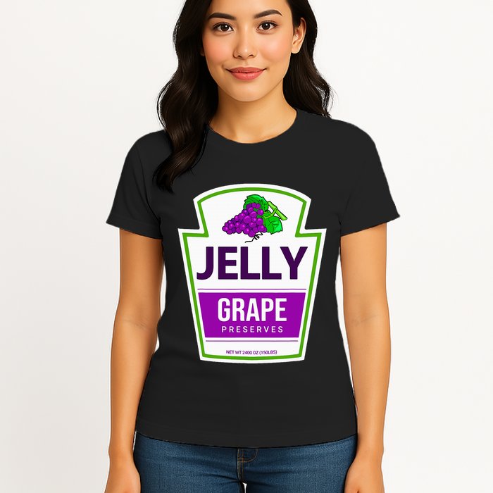 Lazy Costume S Grape Jelly Jar For Halloween Womens T-Shirt