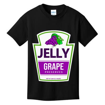 Lazy Costume S Grape Jelly Jar For Halloween Kids T-Shirt