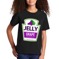 Lazy Costume S Grape Jelly Jar For Halloween Kids T-Shirt