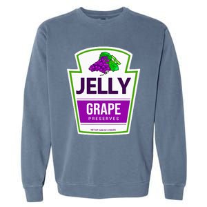 Lazy Costume S Grape Jelly Jar For Halloween Garment-Dyed Sweatshirt