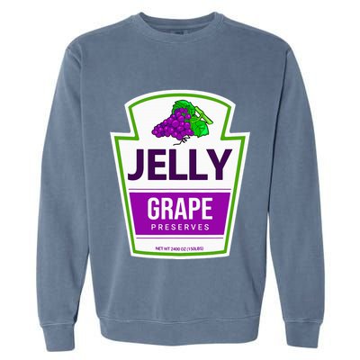 Lazy Costume S Grape Jelly Jar For Halloween Garment-Dyed Sweatshirt