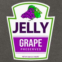 Lazy Costume S Grape Jelly Jar For Halloween Cotton Canvas Backpack