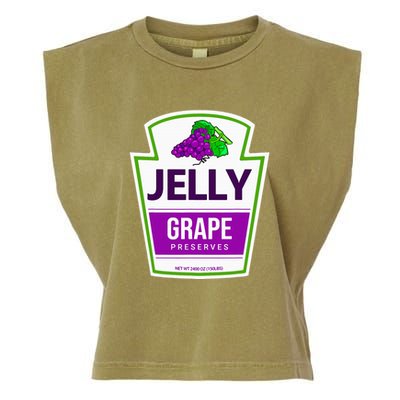Lazy Costume S Grape Jelly Jar For Halloween Garment-Dyed Women's Muscle Tee