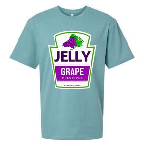 Lazy Costume S Grape Jelly Jar For Halloween Sueded Cloud Jersey T-Shirt