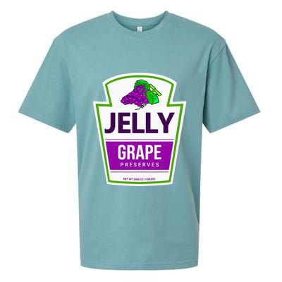 Lazy Costume S Grape Jelly Jar For Halloween Sueded Cloud Jersey T-Shirt