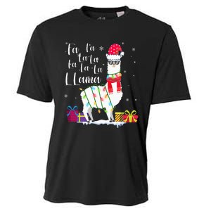 Llama Christmas Sweater FaLaLa Lama Funny Xmas Cooling Performance Crew T-Shirt