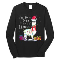 Llama Christmas Sweater FaLaLa Lama Funny Xmas Long Sleeve Shirt