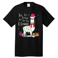 Llama Christmas Sweater FaLaLa Lama Funny Xmas Tall T-Shirt