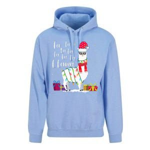 Llama Christmas Sweater FaLaLa Lama Funny Xmas Unisex Surf Hoodie