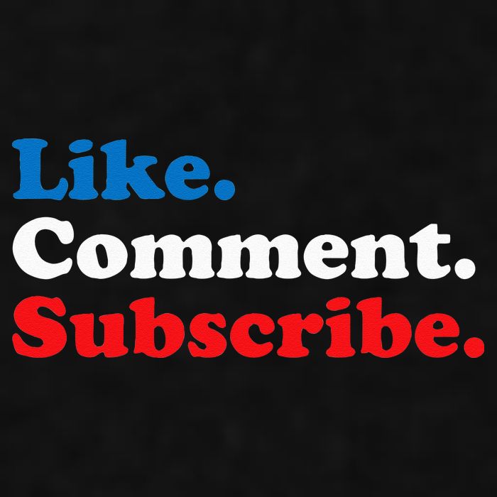 Like Comment Subscribe Vlogger Social Media Blogger Ladies PosiCharge Tri-Blend Wicking Tank