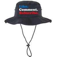Like Comment Subscribe Vlogger Social Media Blogger Bucket Hat
