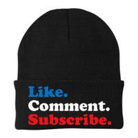 Like Comment Subscribe Vlogger Social Media Blogger Beanie
