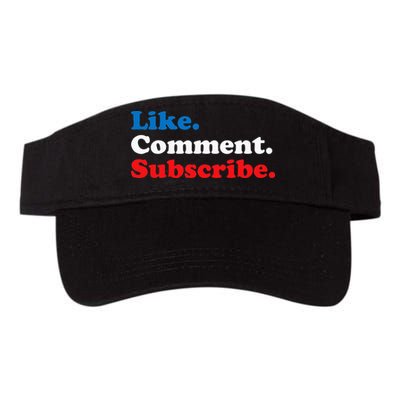 Like Comment Subscribe Vlogger Social Media Blogger Visor