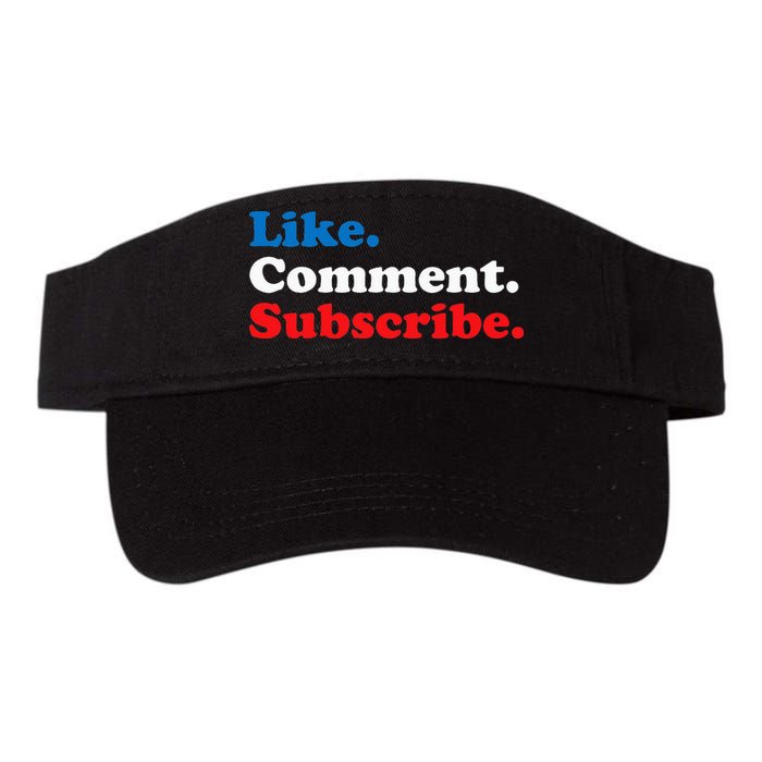 Like Comment Subscribe Vlogger Social Media Blogger Visor