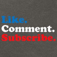 Like Comment Subscribe Vlogger Social Media Blogger Cotton Canvas Backpack