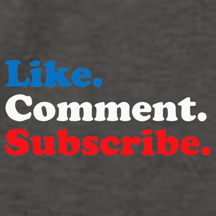 Like Comment Subscribe Vlogger Social Media Blogger Vector Backpack