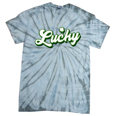 Lucky Charm Shamrock Lucky Tie-Dye T-Shirt