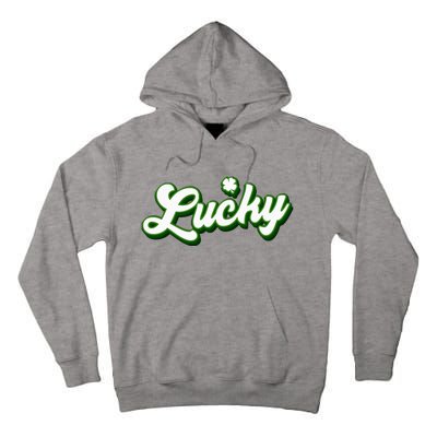 Lucky Charm Shamrock Lucky Tall Hoodie