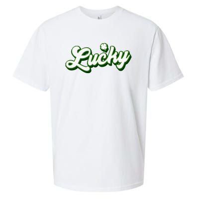 Lucky Charm Shamrock Lucky Sueded Cloud Jersey T-Shirt