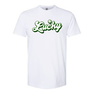 Lucky Charm Shamrock Lucky Softstyle CVC T-Shirt