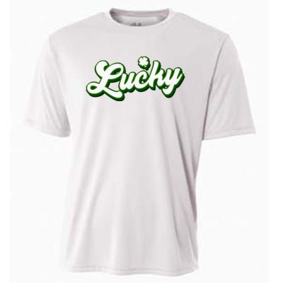 Lucky Charm Shamrock Lucky Cooling Performance Crew T-Shirt