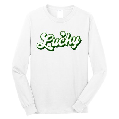 Lucky Charm Shamrock Lucky Long Sleeve Shirt