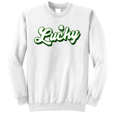 Lucky Charm Shamrock Lucky Sweatshirt