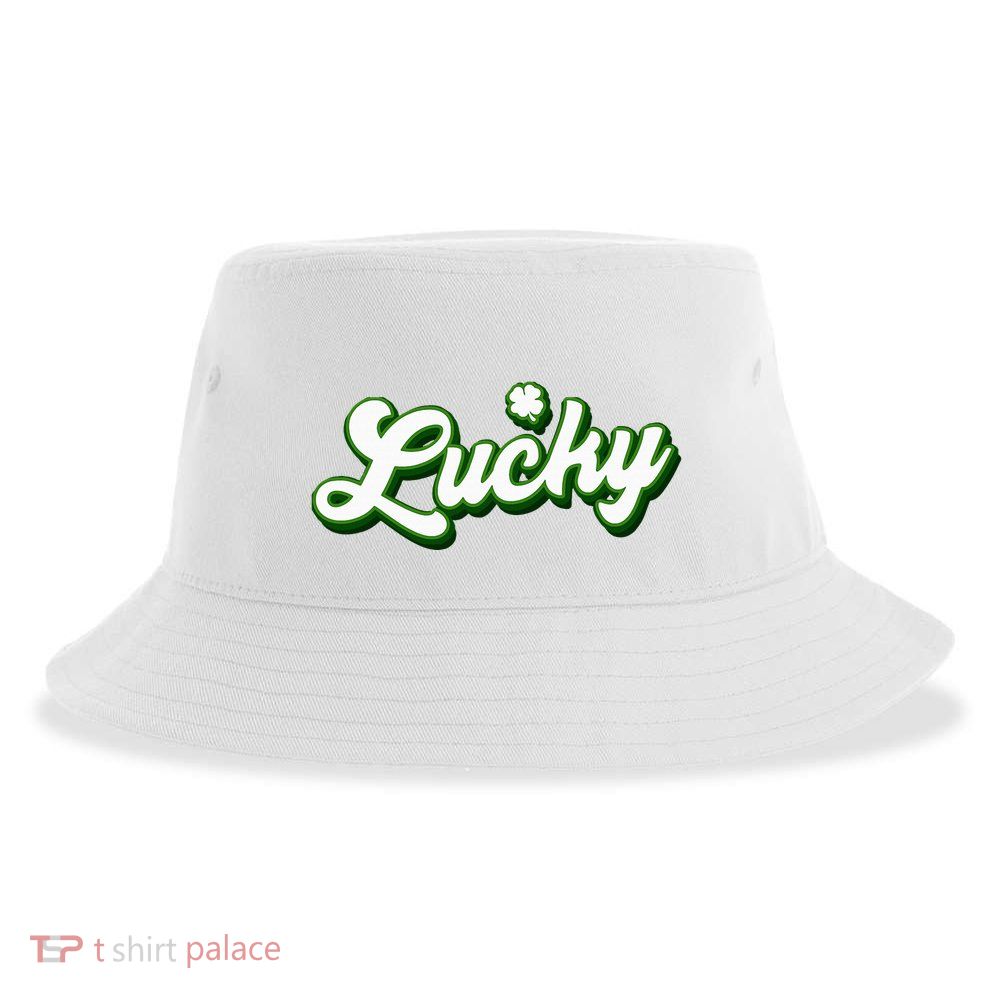 Lucky Charm Shamrock Lucky Sustainable Bucket Hat