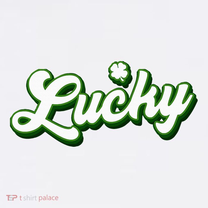 Lucky Charm Shamrock Lucky Flatbill Hat