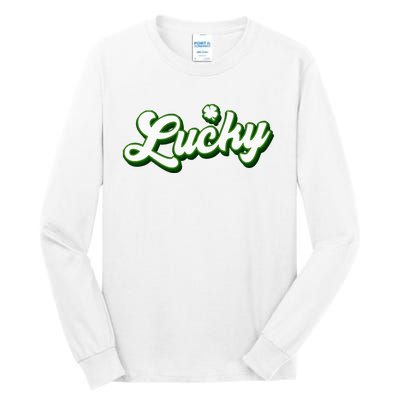 Lucky Charm Shamrock Lucky Tall Long Sleeve T-Shirt