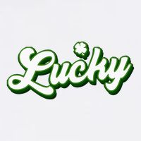 Lucky Charm Shamrock Lucky Magnet