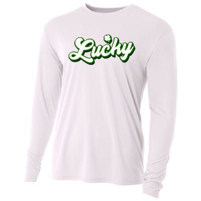 Lucky Charm Shamrock Lucky Cooling Performance Long Sleeve Crew