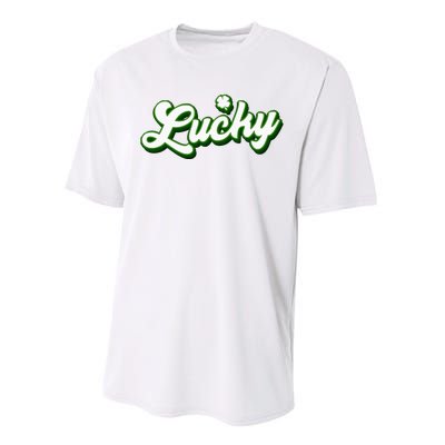 Lucky Charm Shamrock Lucky Performance Sprint T-Shirt