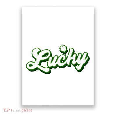 Lucky Charm Shamrock Lucky Poster