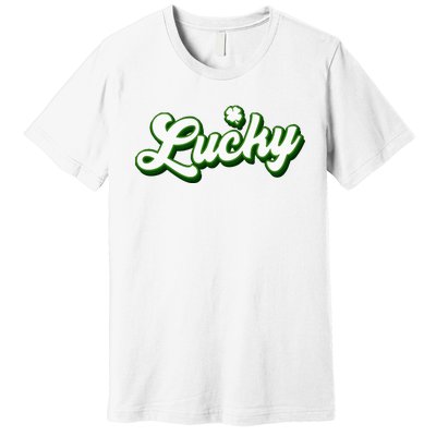 Lucky Charm Shamrock Lucky Premium T-Shirt