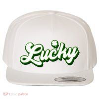 Lucky Charm Shamrock Lucky Wool Snapback Cap