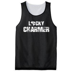 Lucky Charmer Shamrock Clover Leaf Mesh Reversible Basketball Jersey Tank