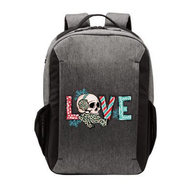 Love Christmas Skull Funny Xmas Hoilday Gift Vector Backpack