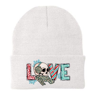 Love Christmas Skull Funny Xmas Hoilday Gift Beanie
