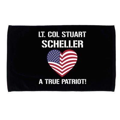 Lt. Col. Stuart Scheller A True Patriot Microfiber Hand Towel