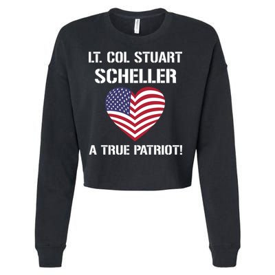 Lt. Col. Stuart Scheller A True Patriot Cropped Pullover Crew