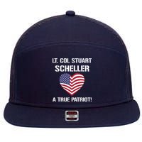 Lt. Col. Stuart Scheller A True Patriot 7 Panel Mesh Trucker Snapback Hat